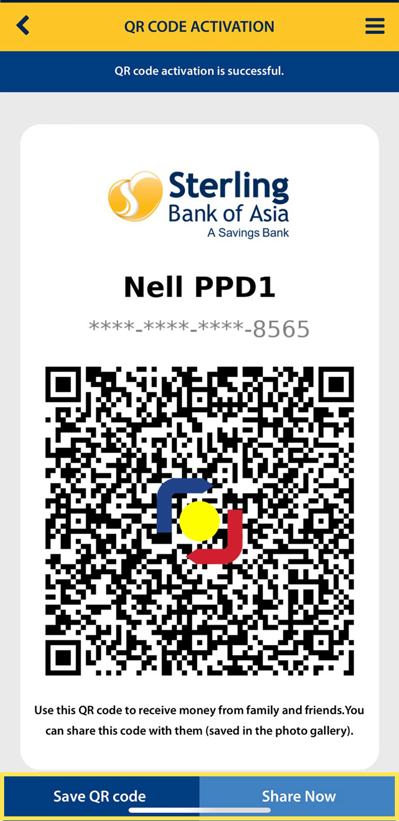 How to generate your QR Code (initial generation) 